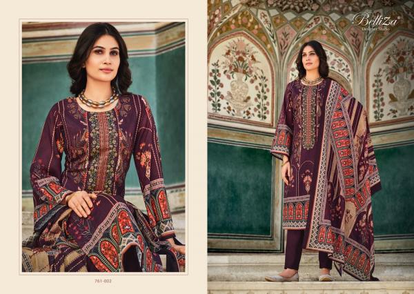 Belliza Ziana Cotton Designer Dress Material Collection